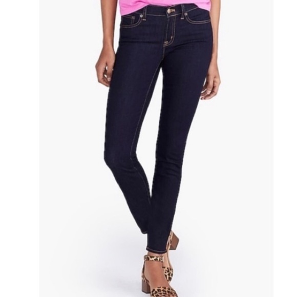 J Crew Dark Wash Stretch Skinny 10/30 - Picture 1 of 13
